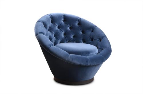 Fotel Cristiano Buttons... pikowany w karo